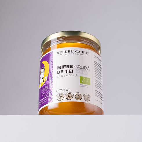 Miere de Tei ecologica cruda Republica BIO, 700 g